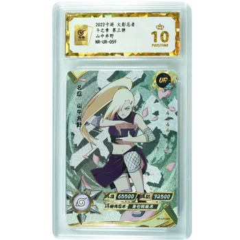 Originalus kortų žaidimas Naruto išsaugojimo reitingo kortelė Haruno Sakura Gaara Yamanaka Ino UR įvertinimas 10 taškų surinkimo kortų berniukas žaislas
