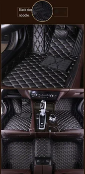 Pagal užsakymą pagamintas odinis automobilio grindų kilimėlis Kia Visi modeliai Rio Sportage Cerato K2 K3 K4 K5 Karnavalo automobilių priedai Automobilių stilius