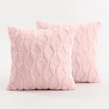 Pagalvės užvalkalas Ryškios spalvos pagalvės užvalkalas Išskirtinis sofos pliušinės pagalvės pagalvės užvalkalas Miegamojo reikmenys
