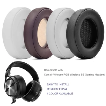 Patogi ausinių pagalvėlė Corsair RGB ausinių ausinių dalims numesti pristatymą