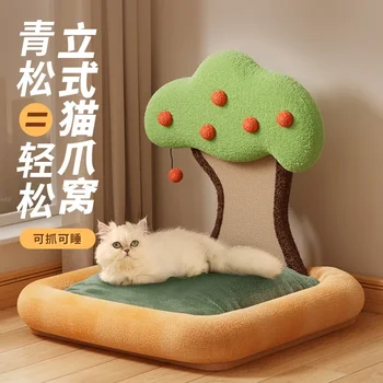 Persimono medžio sizalio katės draskyklė, atspari dilimui, atspari įbrėžimams, naminių gyvūnėlių reikmenys, 1 vnt