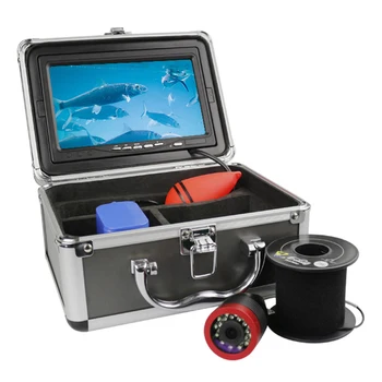 Povandeninės žvejybos kamera Nešiojamas žuvų ieškiklis su 7 colių LCD monitoriumi ir didelės raiškos kamera žvejybai baidarėmis ežero jūroje