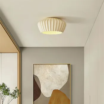 prancūziškas kreminis vėjo lubų šviestuvas balkonas rūbinė veranda LED lubų šviestuvas paprastas modernus miegamojo koridorius pakabinamas šviestuvas