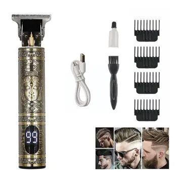 Profesionali elektrinė plaukų kirpimo mašina vyrams Usb įkraunama plaukų barzdos žoliapjovė Kirpykla Kirpykla Too X4T8