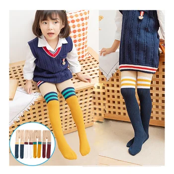 Pėdkelnės mergaitėms Vaikų antblauzdžiai Kelnės Kojinės Medvilninės kelnės 2022 Naujos korėjiečių 3-10y vaikų rudens žiemos pėdkelnės