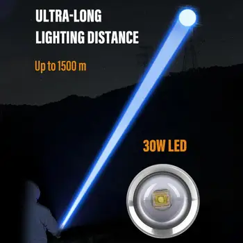 Raktų pakabuko žibintuvėlis USB C įkraunama LED lempa su magnetu Camping UV šviesos daugiafunkciai žibintai