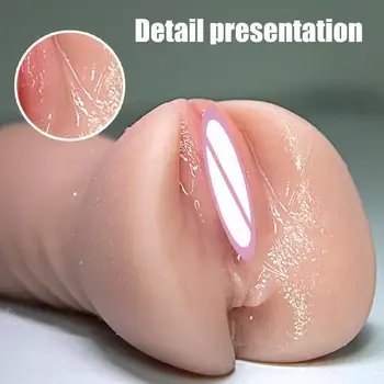 Real Vagina Pocket Pusssy Adult Supplies Sensualex Men Novelty Toys Double Channel Best-selling Male Masturbator Sex? Tooys žmogui