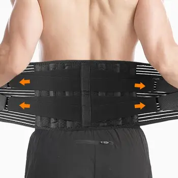 Reguliuojamas dirželis Reguliuojamas apatinės nugaros dalies skausmo mažinimo diržas su neslystančiu dirželiu juosmens atramai Petnešos nugaros petnešos