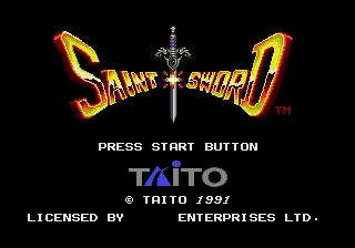 Saint Sword 16bit MD žaidimo kortelė, skirta Sega Mega Drive For Genesis sistemai