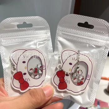 Sanrio Hello Kitty Kawaii Anime Paprastas raktų įrankis Animacinis filmas Mielas raktų pakabukas Saldus pakabuko dekoravimas Kūrybinės dovanos Žaislai mergaitėms