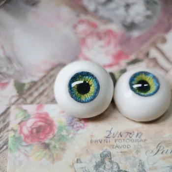 SD/MSD/OB11 Saft Eyeballs, 1/3 1/4 1/6 BJD Doll Plaster Eyes Custom Style 1 pora