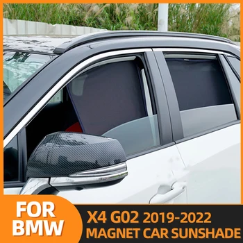 skirta BMW X4 G02 2019 2020 2021 2022 Automobilis Apsauga nuo saulės priekinio stiklo priekinio stiklo rėmo užuolaida Automatinis galinis šoninis langas Apsauga nuo saulės