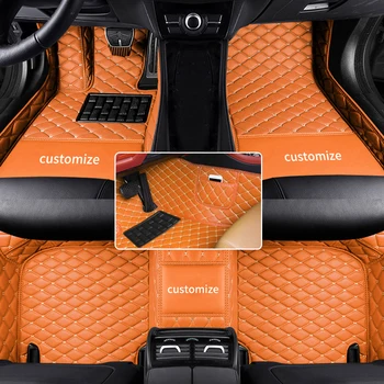 skirta BMW X7 2023 automobilių grindų kilimėliai su kišenėmis Neperšlampami interjero aksesuarai Individualaus pavadinimo logotipas Grindys Kilimas