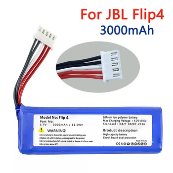 skirta Flip4 baterijai, skirtai JBL Flip4 Bluetooth garsiakalbiui, Flip 4 Special Edition 3.7V 3000mAh GSP872693 01