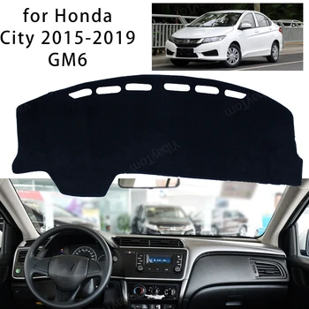 skirta Honda City 2015-2019 GM6 konsolės prietaisų skydelis Zomšos kilimėlio apsauga Sunshield dangtelis