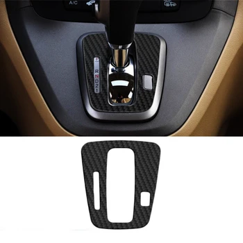skirta Honda CRV 2007-2011 Soft Carbon Fiber Car Center Control Shift Gear Panel Cover Apdailos lipdukas Automobilių priedai