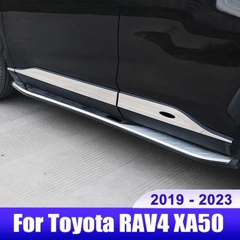 skirta Toyota RAV4 XA50 2019 2020 2021 2022 2023 RAV 4 hibridinio automobilio šoninio sijono lipdukai Uždenkite šonines kėbulo durų apdailos juosteles Priedai