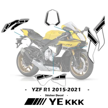 skirta YAMAHA YZF-R1 YZF-1000 2016-2021 R1 60-mečio leidimas Motociklų apdailos apvalkalas Pilnas automobilio lipdukas