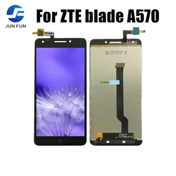 skirta ZTE ašmenims A570 T617 A813 LCD ekranas Jutiklinio ekrano skaitmeninimo priemonės keitimas ZTE ašmenims A 570 jutiklinis skydelis
