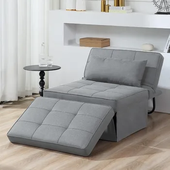 sofa-lova,4 in 1 daugiafunkcinė sulankstoma Osmanų miegamoji lova,moderni kabrioleto kėdė reguliuojama atlošo sofa svetainei
