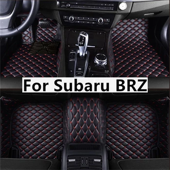 Solid Color Diamond Custom automobilių grindų kilimėliai 2016 metams Subaru BRZ Foot Coche priedai Kilimai