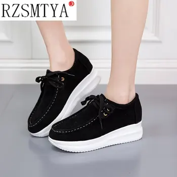 Spring New Women Platform Rocking Shoes Casual Fashionable Womens Chunky Designer Sneakers Zapatillas Con Plataforma Mujer