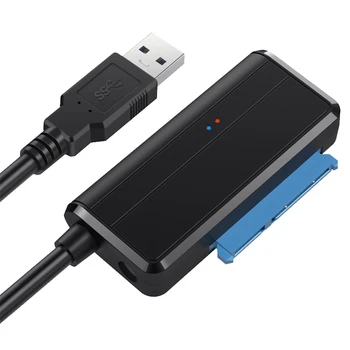 T38 HDD adapterio kabelis USB į SATA 5Gbps 2.5 / 3.5 colių suderinamas standžiojo disko duomenų kabelis USB 3.0 standžiojo disko adapteris