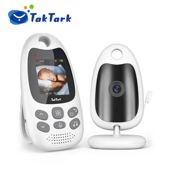 TakTark 2,0 colio belaidis vaizdo kūdikių monitorius dvipusis pokalbių temperatūros stebėjimo kamera naujagimių saugumui