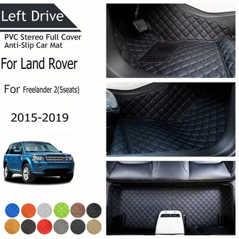 TEGART 【LHD】Land Rover for Freelander 2(5seats) 2015-2019 trijų sluoksnių PVC stereo full cover anti-slydimo automobilių kilimėliai automobilių grindų kilimėliai