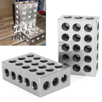 Tikslūs blokai grūdinto plieno 1-2-3 blokai 0.0001