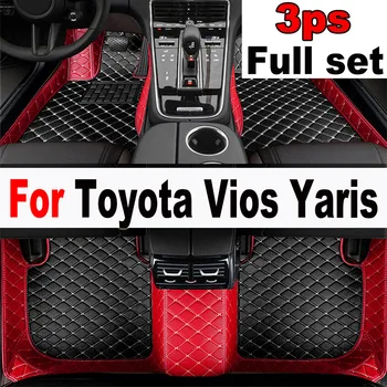 Toyota Vios Yaris 2022 2021 2020 2019 2018 2017 2016 2015 2014 Automobilių grindų kilimėliai Interjero aksesuarai Auto kilimai Custom