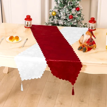Trikampis puokštė Minimalizmas Kalėdų stalo bėgikas Snaigės gėlė Kalėdų šventinis vakarėlis Dekoravimas Poliesteris Namų stalo dangtis