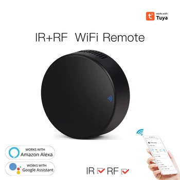 Tuya Smart RF IR nuotolinio valdymo pultas WiFi Smart Home Infraraudonųjų spindulių valdiklis oro kondicionieriui ALL TV Support Alexa Home