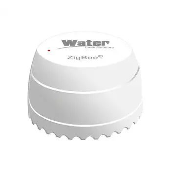 Tuya Zigbee vandens detektorius Nuotėkio jutiklis Aliarmo nuotėkio detektorius Garsas 