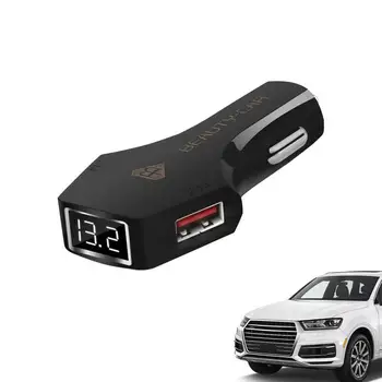 USB automobilinis įkroviklis 4200mA Dvigubi prievadai USB įkroviklis Patogus mažas automobilio USB lizdas Didelės galios automobilinio įkroviklio adapteris Skaitmeninis ekranas Automobilis