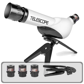 Vaikai HD Astronominis teleskopas Kamera Monoklis su kelių okuliarų mokslo edukacija Geriausi žaislai Dovanos vaikui