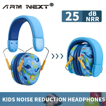 Vaikų triukšmą slopinančios ausinės 25db triukšmo mažinimas Ausų duslintuvai Ausų apsauga Garso nepraleidžiančios ausinės moksleiviams Dovanos