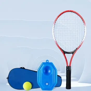 Viengubas teniso raketės rinkinys vaikams Nešiojami smūgius sugeriantys sportinių žaidimų žaislai su nešiojimo krepšiu 23inch teniso raketės rinkinys