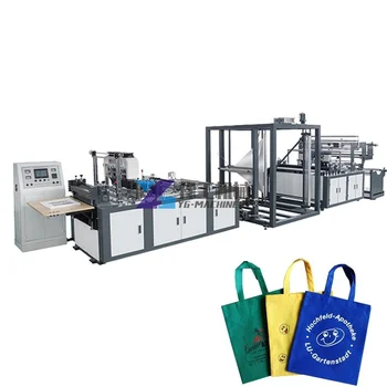 visiškai automatinė neaustinių audinių maišelių gamybos mašina neaustinių maišelių gamybos mašina internetinė spausdinimo Kraftpopieriaus maišelių gamybos mašina