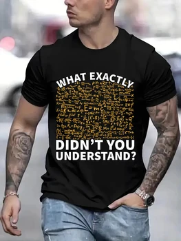 Vyriški marškinėliai Vyrų fizika Ko nesupranti Marškinėliai Mokslo lygtys Juokingi marškinėliai Visiškai nauji marškinėliai vyriškiems drabužiams