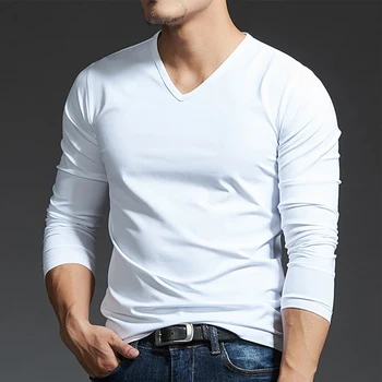 vyriški terminiai apatiniai drabužiai ilgomis rankovėmis raumenys V kaklas plona palaidinė aktyvi apranga viršutiniai trikotažai apatiniai marškiniai vidiniai