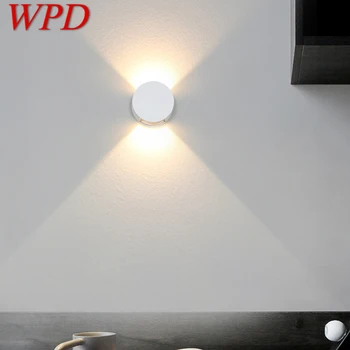 WPD Šiuolaikinė balta LED žvakidės šviesa Dvipusis šviesos šaltinių sieninis šviestuvas valgomajam