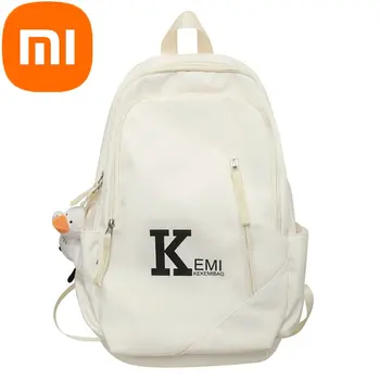 Xiaomi kuprinė Didelės talpos mokyklinis krepšys Mergaitės kuprinė Retro vidurinės mokyklos mokinių kelioninė kuprinė