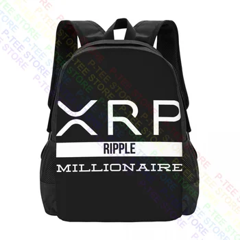 Xrp Ripple Crypto Millionaire Ripple CryptocurrencyBackpack Large Capacity Bookbag Gymnast Bag