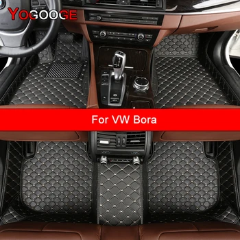 YOGOOGE Custom automobilių grindų kilimėliai VW Bora Auto Accessories pėdų kilimui