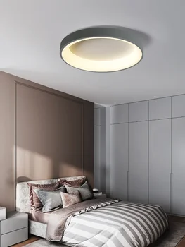 Šiaurės šalių šilto miegamojo lubų šviestuvas Minimalistinis modernus itališkas apvalus LED šviestuvas Svetainės apšvietimas Kūrybiškas miegamojo šviestuvas