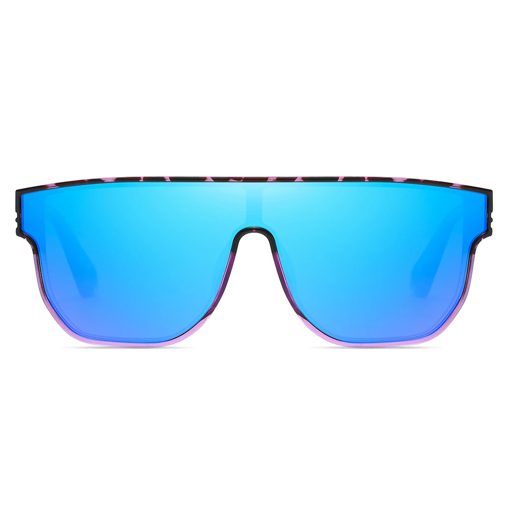 Swanwick poliarizuoti akiniai nuo saulės vyrams TR90 vientisi kvadratiniai akiniai nuo saulės moterims UV400 unisex mėlynai rožinis veidrodis vasaros stilius Nuotrauka 1