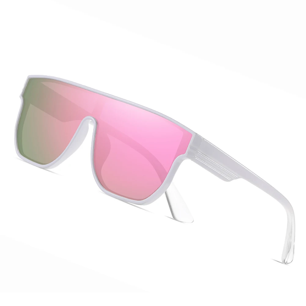 Swanwick poliarizuoti akiniai nuo saulės vyrams TR90 vientisi kvadratiniai akiniai nuo saulės moterims UV400 unisex mėlynai rožinis veidrodis vasaros stilius Nuotrauka 2