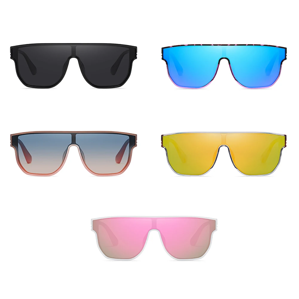 Swanwick poliarizuoti akiniai nuo saulės vyrams TR90 vientisi kvadratiniai akiniai nuo saulės moterims UV400 unisex mėlynai rožinis veidrodis vasaros stilius Nuotrauka 4
