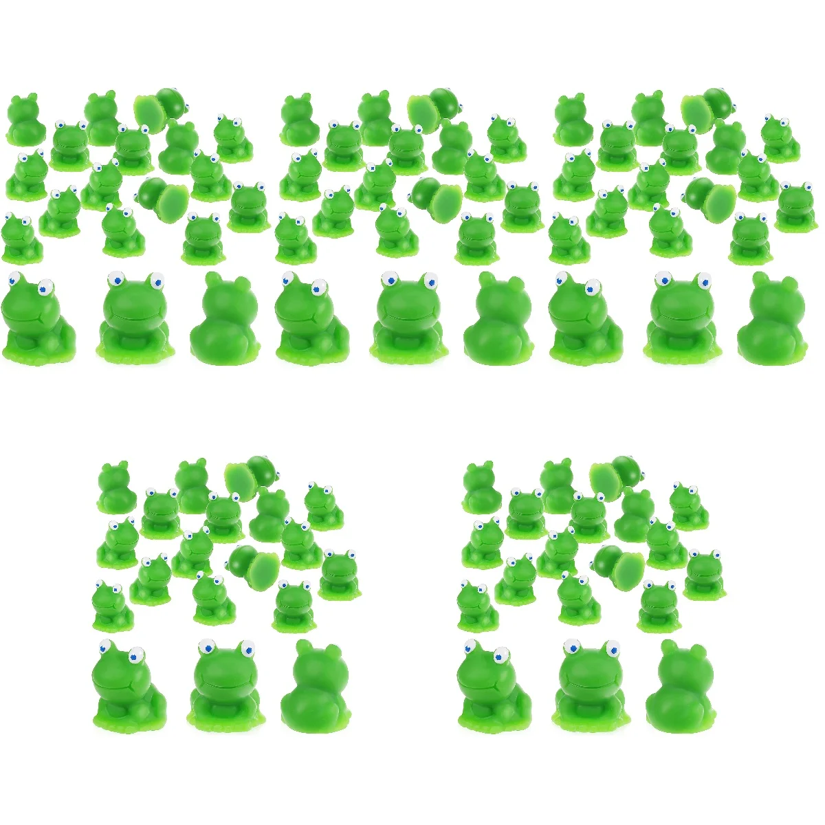 100vnt Mažoji varlių derva Amatai Miniatiūrinės kraštovaizdžio statulos Papuošalai Dirbtinės varlės Figūrėlės Mažas modelis Sodo dekoravimas Nuotrauka 0